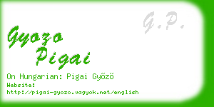 gyozo pigai business card