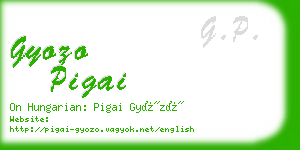 gyozo pigai business card